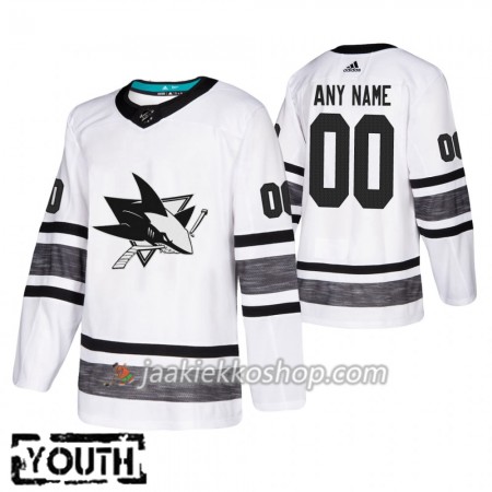 Lapsille NHL San Jose Sharks Pelipaita Custom Valkoinen 2019 All-Star Adidas Authentic